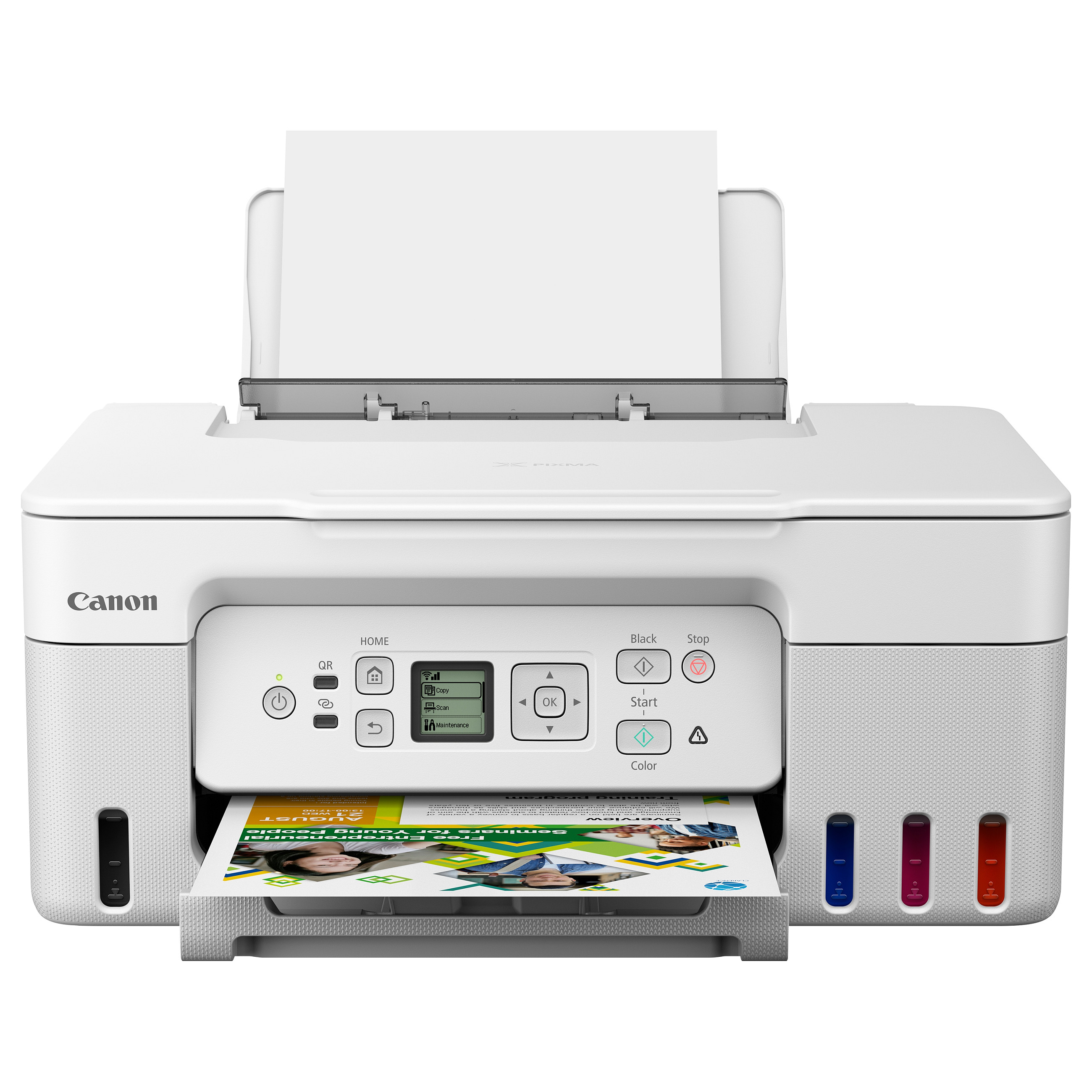 Printer Multifunksional Canon PIXMA G3571 / 3‑in‑1 / 11ppm / Wi-Fi – Bardhë thumbnail 2