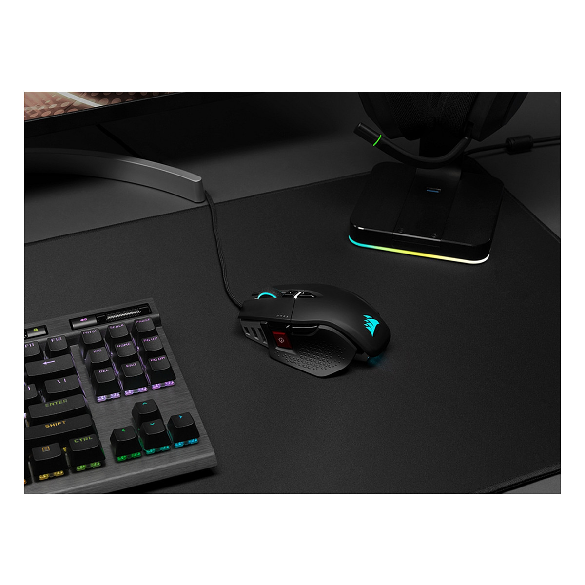 Maus Gaming Corsair M65 RGB ULTRA / MARKSMAN / 26.000 DPI / 8.000Hz / 8 Butona / USB / RGB - Zezë 7