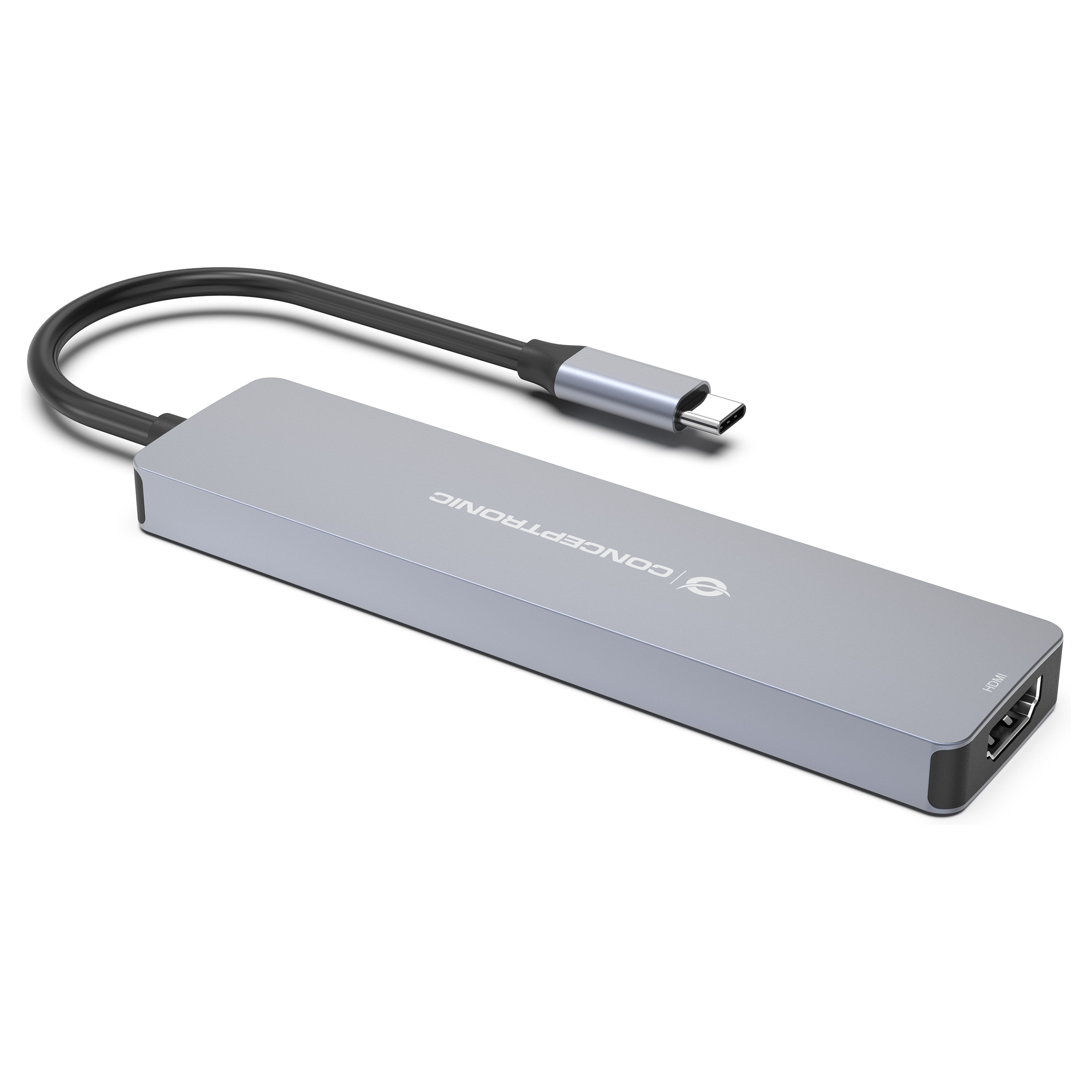 Docking Station Conceptronic 7-in-1 / USB-C + HDMI + USB-A thumbnail 2