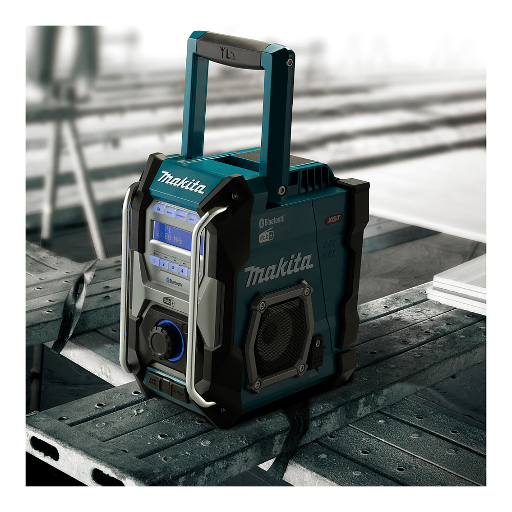 Radio për Punë Makita MR004G, DAB+, FM, 40 V, Li-Ion – Zezë, Gjelbër 10