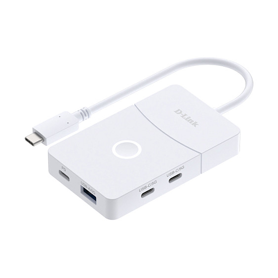 D-Link DUP-501 5-in-1 USB-C Hub / Wireless HDMI / HDMI 2.0 / 4K 60Hz / 3× USB 3.0 / 100W PD 2