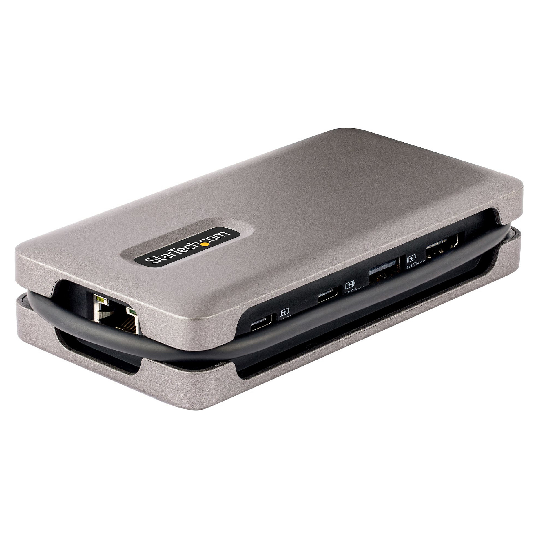 Adapter Multiport USB-C StarTech.com DKT31CH2CPD3, HDMI 4K 60Hz HDR, 2× USB-C 10Gbps + USB-A 10Gbps, Gigabit Ethernet, 100W PD - Hiri 3