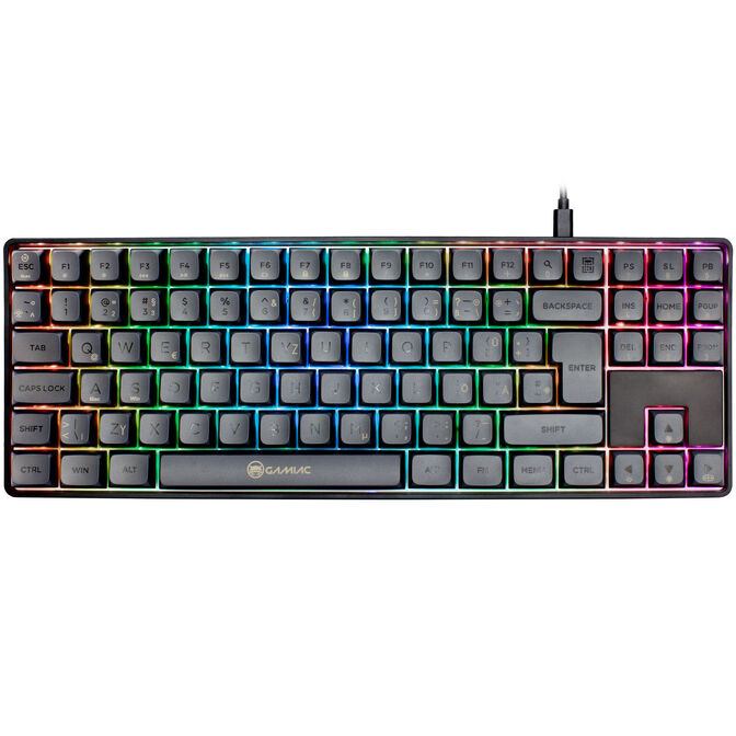 Tastierë Gaming GAMIAC TKL90G 75% / Mekanike / Kailh Blue Switches / RGB / USB-C - Zezë/Gri 3