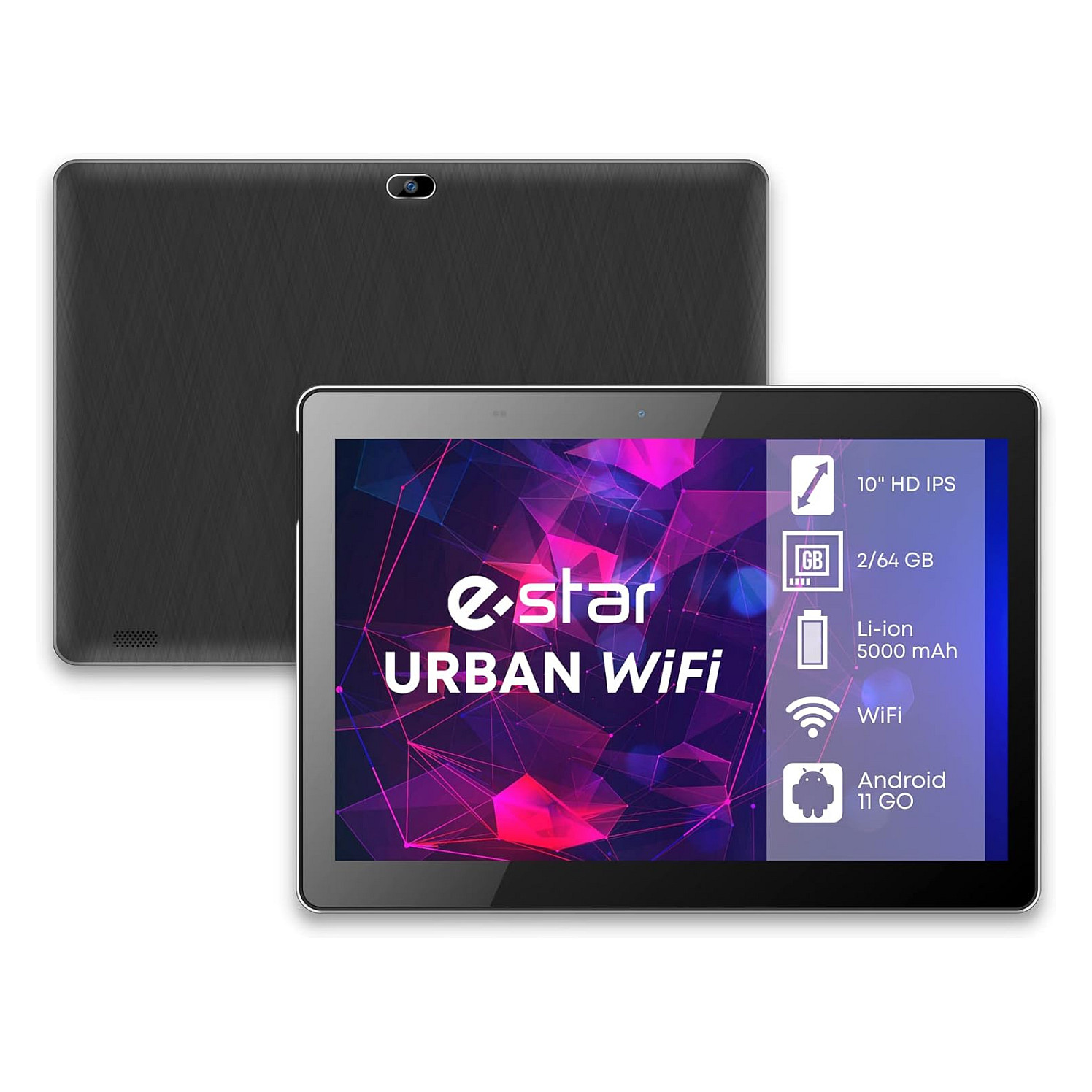 Tablet eSTAR URBAN 1021W / 10.1" / IPS / 2 GB RAM / 64 GB / Wi-Fi / Android 11 Go / 5000 mAh - Zezë