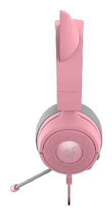 Kufje Gaming Razer Kraken Kitty V3 X / Wired / 3.5mm / TriForce 40mm / HyperClear Cardioid Mic / 7.1 Surround - Rozë 5