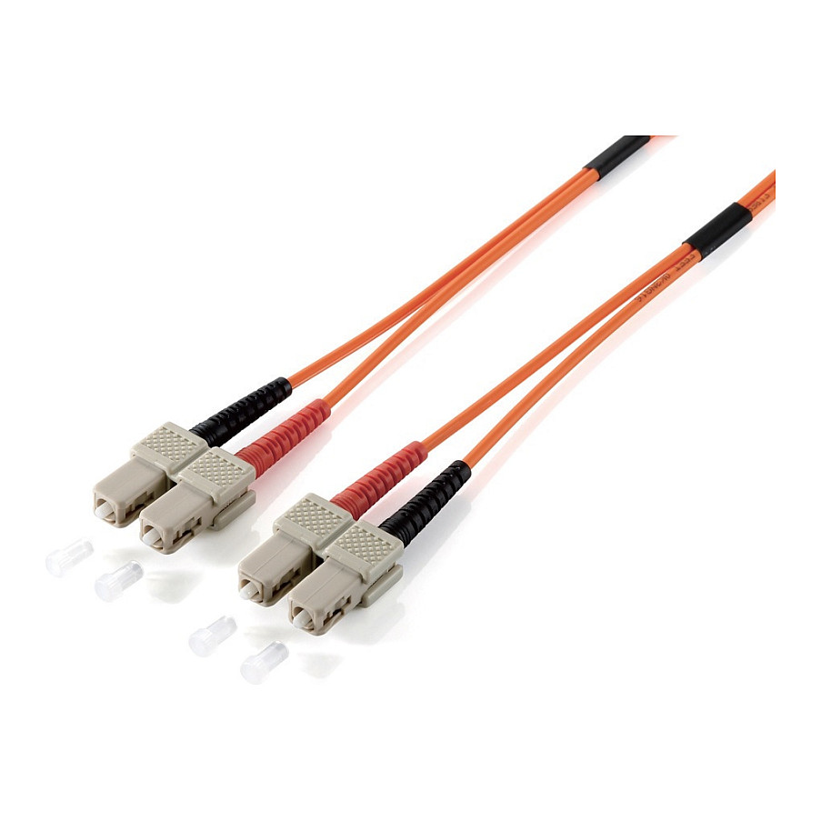 Kabllo për Rrjet Equip LWL Patch Cable SC–SC / 5.00m / Singlemode Duplex OS2 – Polybag