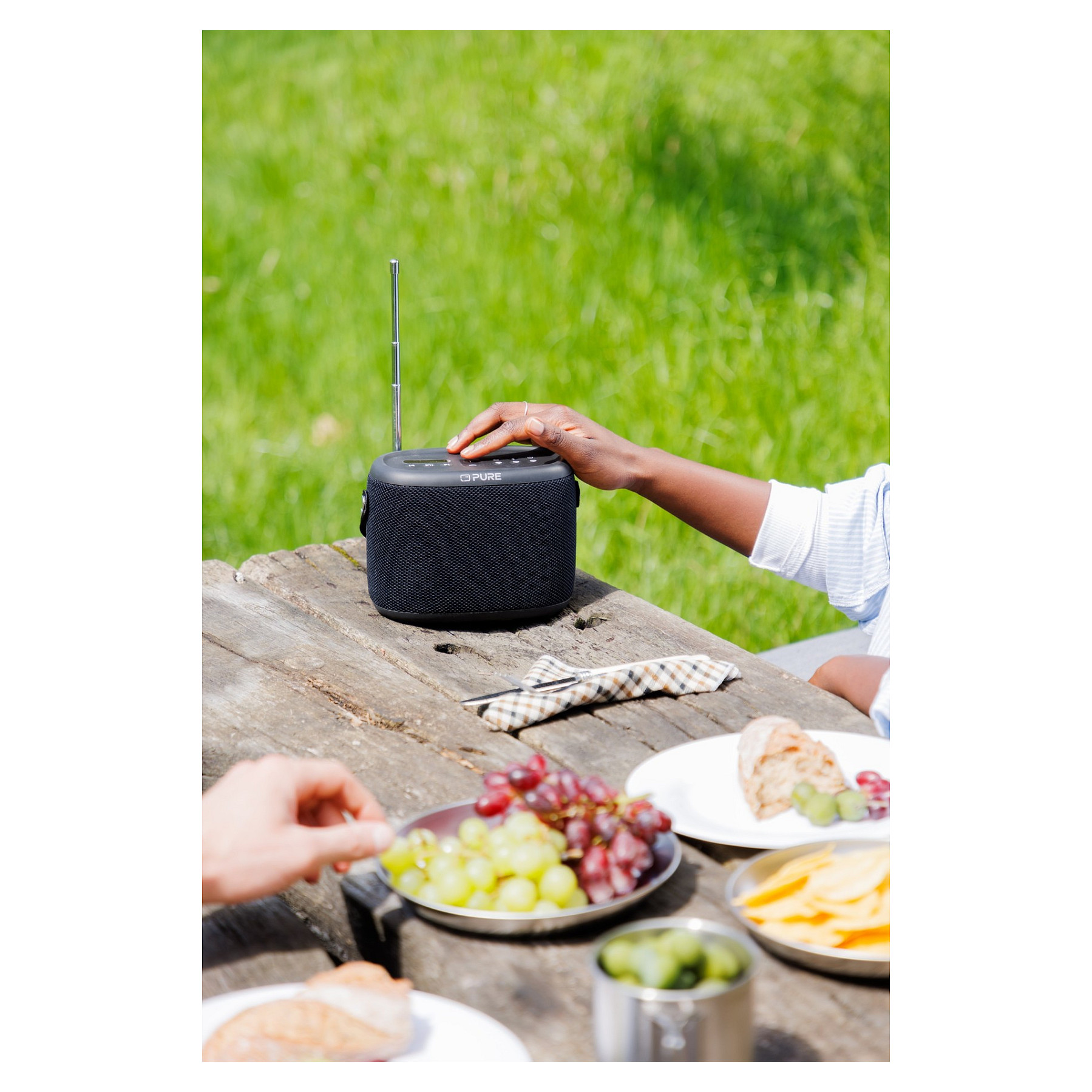 Radio Portative Pure Woodland, DAB+, FM, 10 W, Ekran 0.91", USB-A, USB-C 8