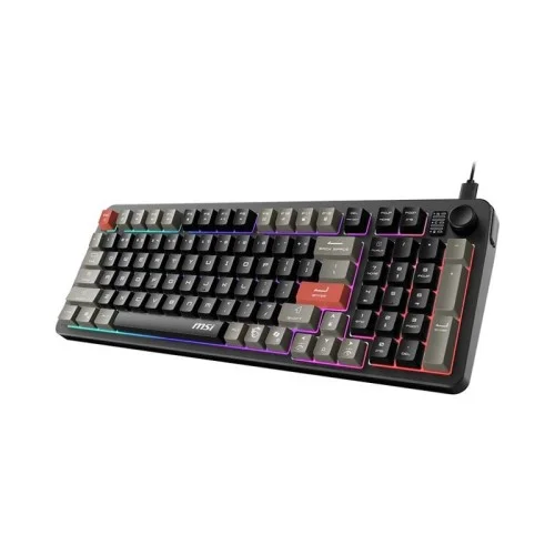 Tastierë Gaming MSI Forge GK110 / Full-Size / Membrane / RGB / Anti-Ghosting / USB-C / AZERTY Francez - Zezë 4