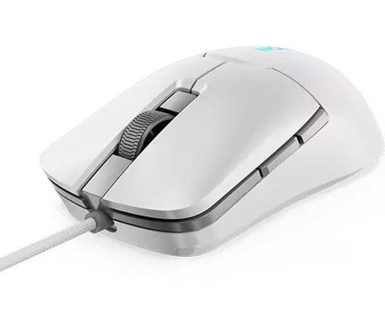 Maus Gaming Lenovo Legion M300s / RGB / deri në 8000 DPI / 6 butona / Omron microswitch mekanik / me kabllo - Bardhë 2
