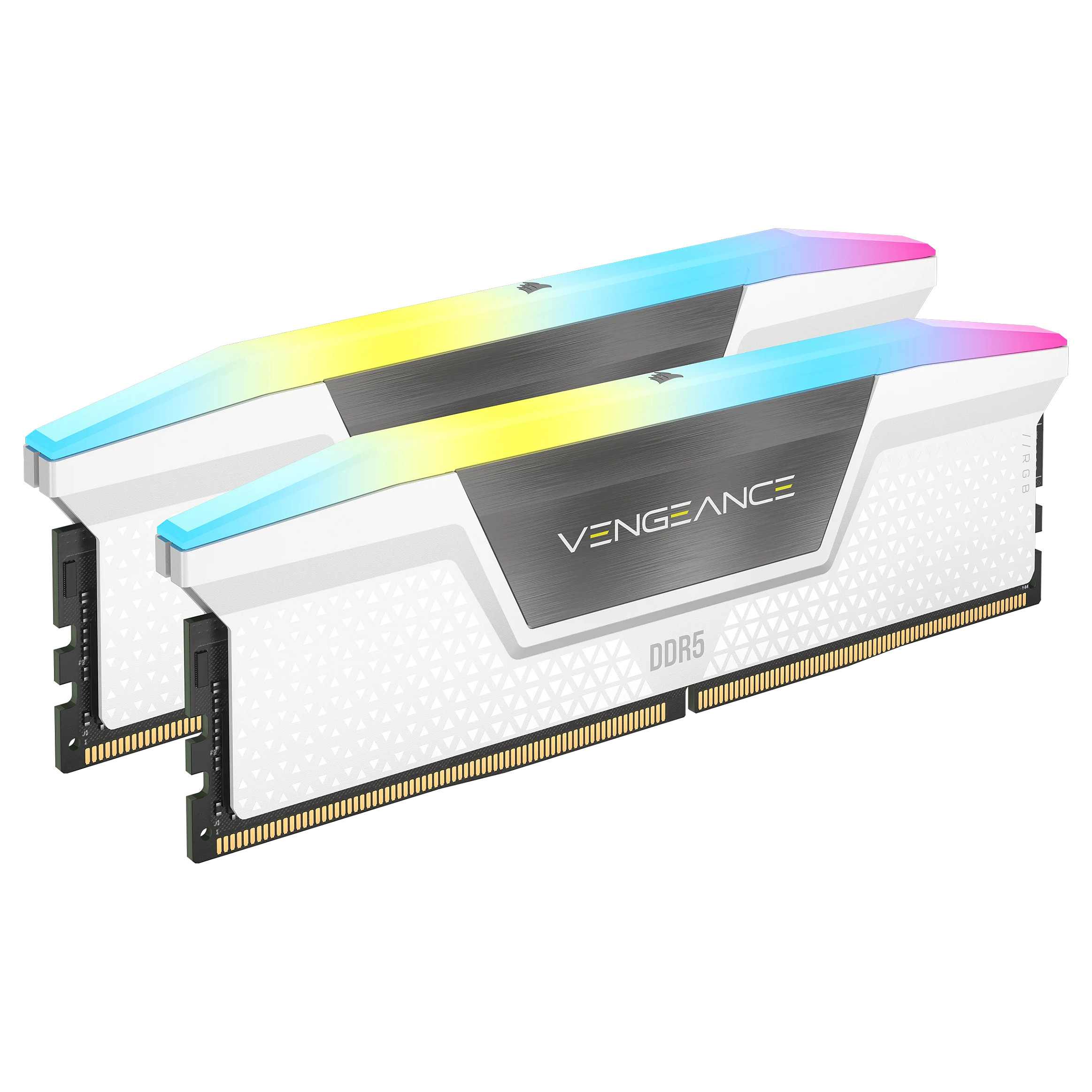RAM Memorie DDR5 Corsair Vengeance RGB, 32GB (2x16GB), DIMM, 6000MHz, CL36, 288-pin – Bardhë