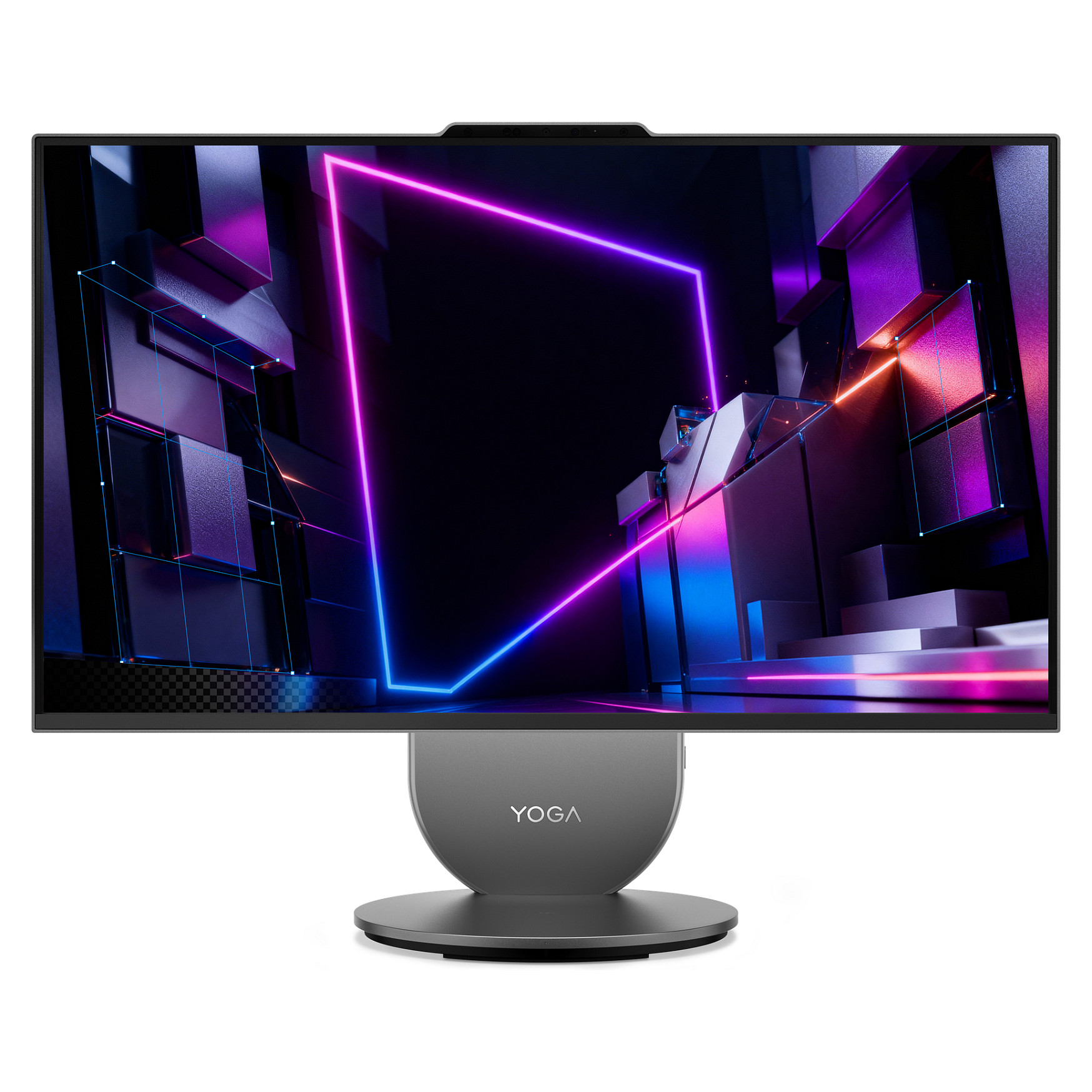 AIO Lenovo Yoga 27IPH11, Ultra 7 356H, 32GB LPDDR5X, 1TB, 27" QHD IPS Touch, Intel Graphics, Tastierë & Maus - Hiri