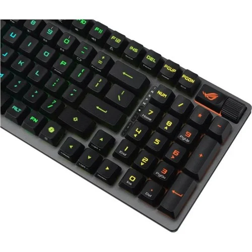 Tastierë Gaming ASUS ROG Strix Scope II 96 RX / Mekanike / Optical Switch (ROG RX Red) / Wired&Wireless / USB-C + Bluetooth+ RF 2.4GHz / Francez – Zezë 3