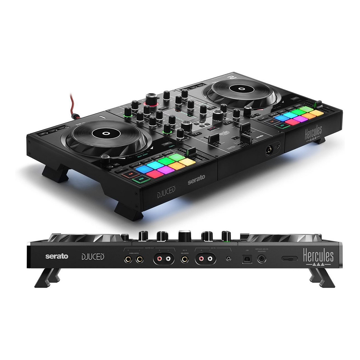 Kontrollues DJ Hercules DJControl Inpulse 500, 2-Dekësh, USB, Serato DJ Lite, DJUCED - Zezë 2
