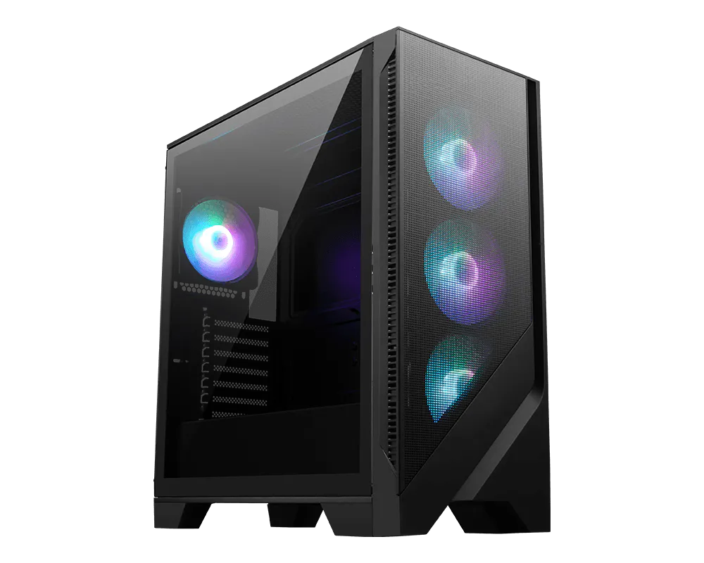 Kasë MSI MAG Forge M100A RGB, e zezë 6