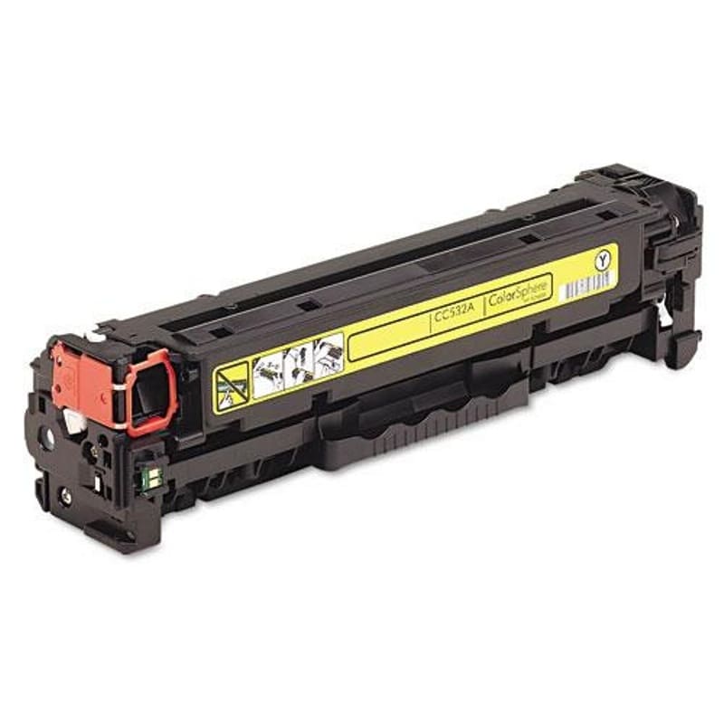 Toner TJ CC532A/CE412A/CF382A / Për HP Color LaserJet Cm2320fxi / CP2020 / 2024 / 2025 / 2026 / 2027 / CM2320 MFP Series / LaserJet Pro 300 / Pro 400 color M351a / M451dn MFP / M375nw / M475dn / M476dn MFP / I verdhë / Compatible 2