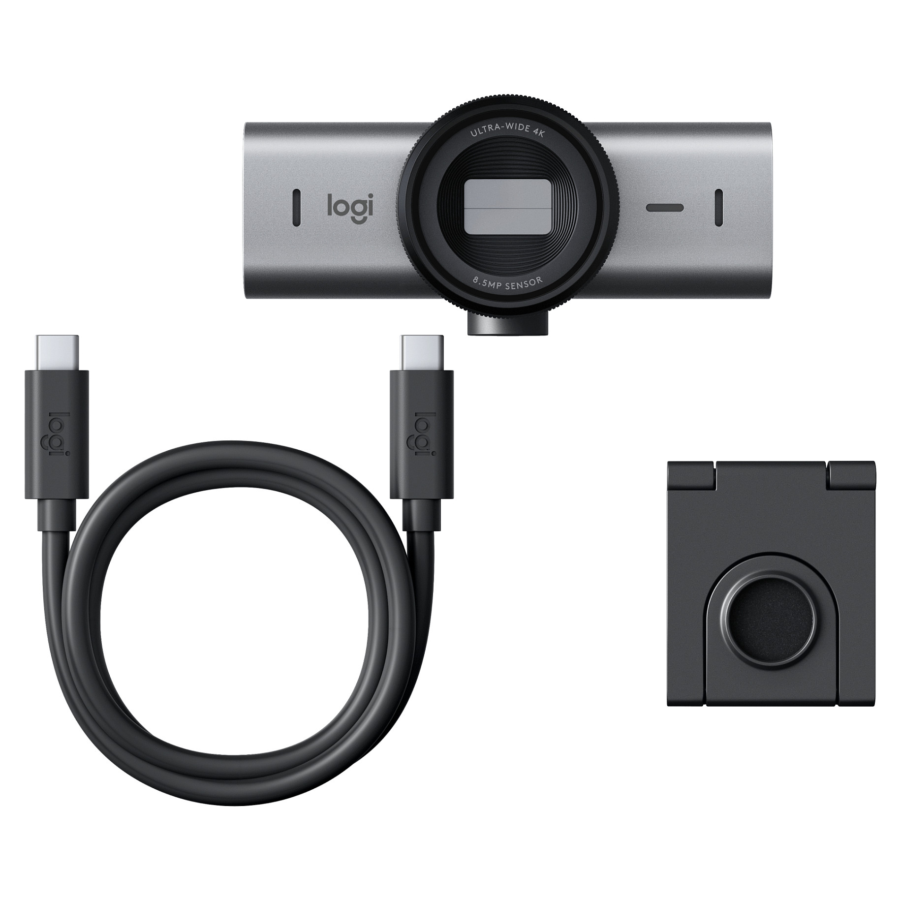 Webcam Logitech MX Brio 705 / 4K Ultra HD / 3840×2160 / 30fps / 8.5MP / Autofocus / HDR / USB-C - Grafit 5