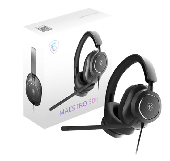 Kufje Gaming MSI MAESTRO 300, me kabllo, 3.5mm, Mikrofon me anulim të zhurmës – Zezë 5