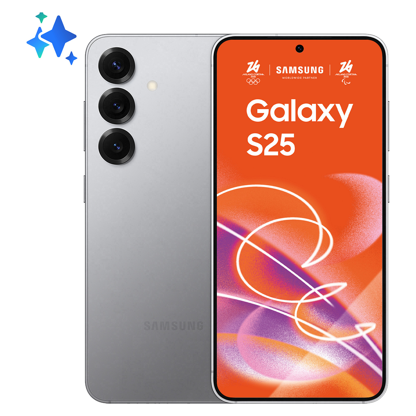 Telefon i mençur Samsung Galaxy S25 5G / Dual SIM / 12GB / 512GB – Argjendi