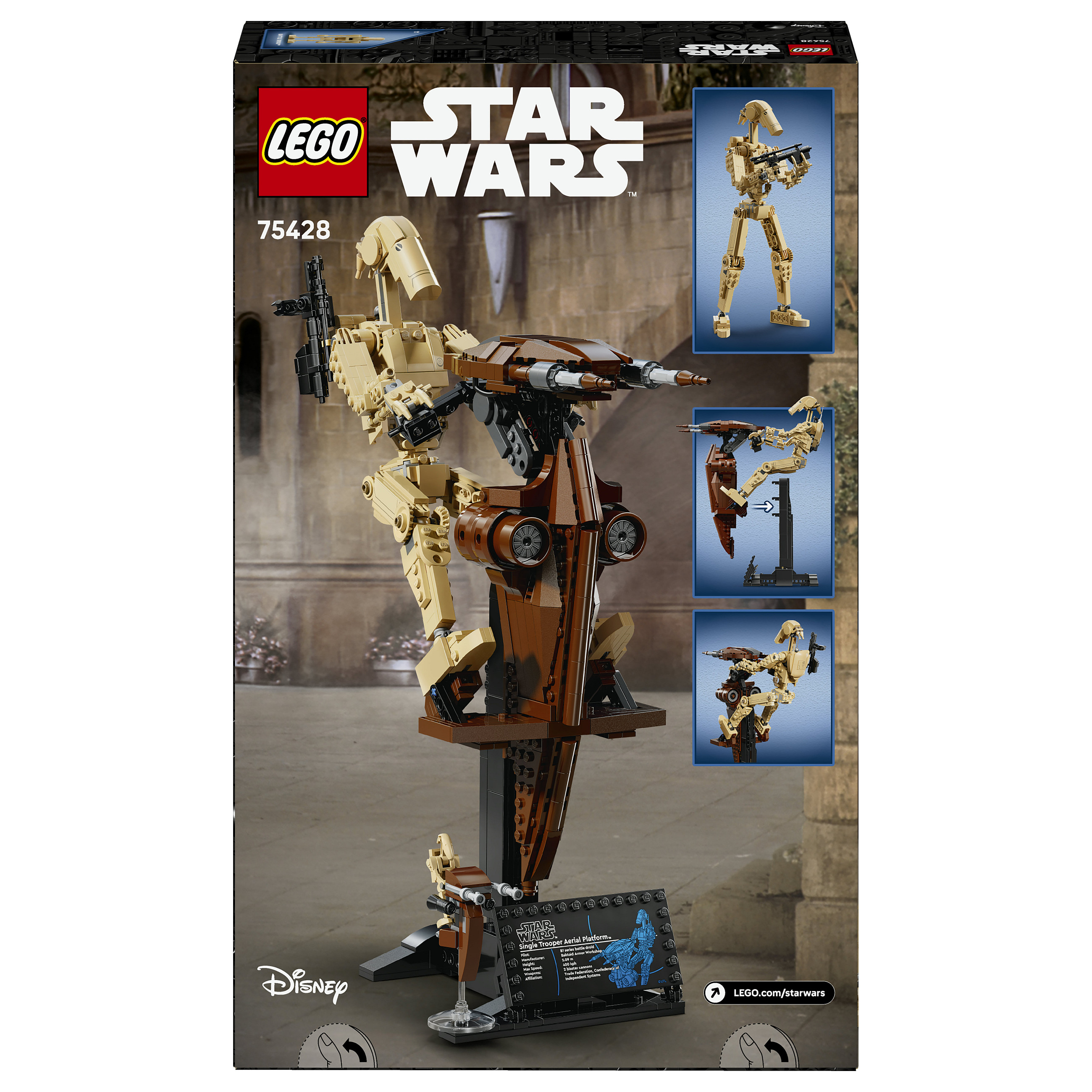 LEGO Star Wars Battle Droid with STAP 75428 thumbnail 6
