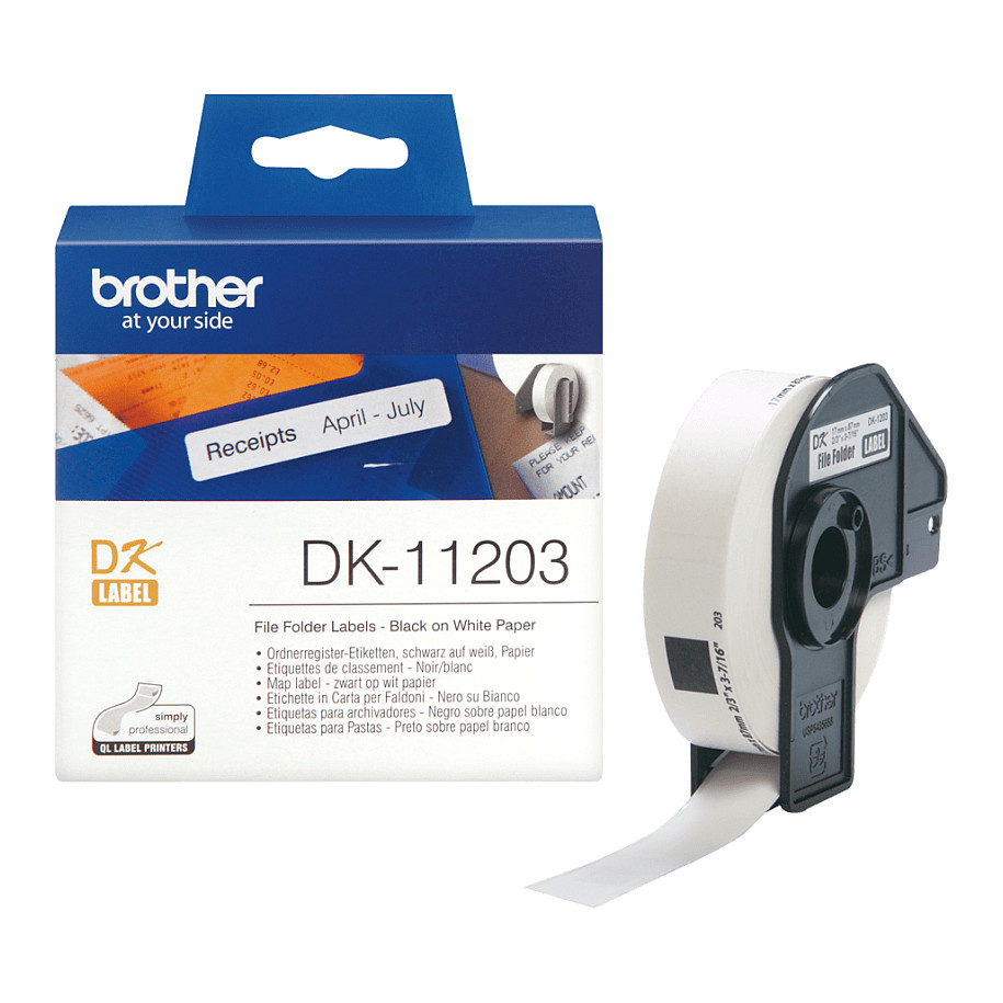 Toner Brother / DK11203 / Folder Index Labels / Adhesive Labels