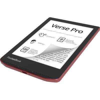 E-Book PocketBook Verse Pro / 6" / E Ink Carta / 16GB / Wi-Fi / USB-C - Kuqe