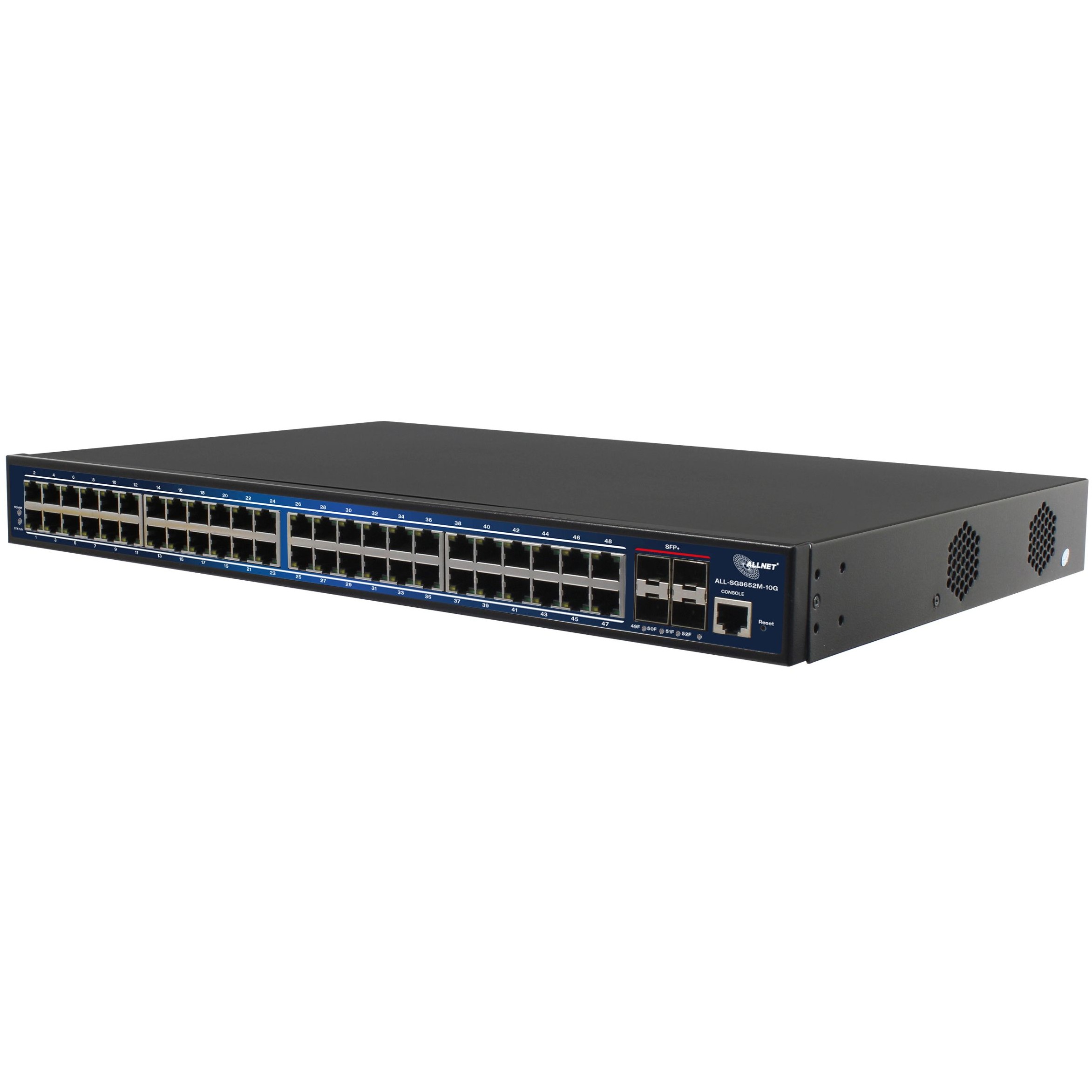 ALLNET ALL-SG8324M 24-Port Gigabit Smart Managed Layer 2 Switch – 24x RJ45 10/100/1000Mbps, VLAN, QoS, Fanless, Rackmount 8