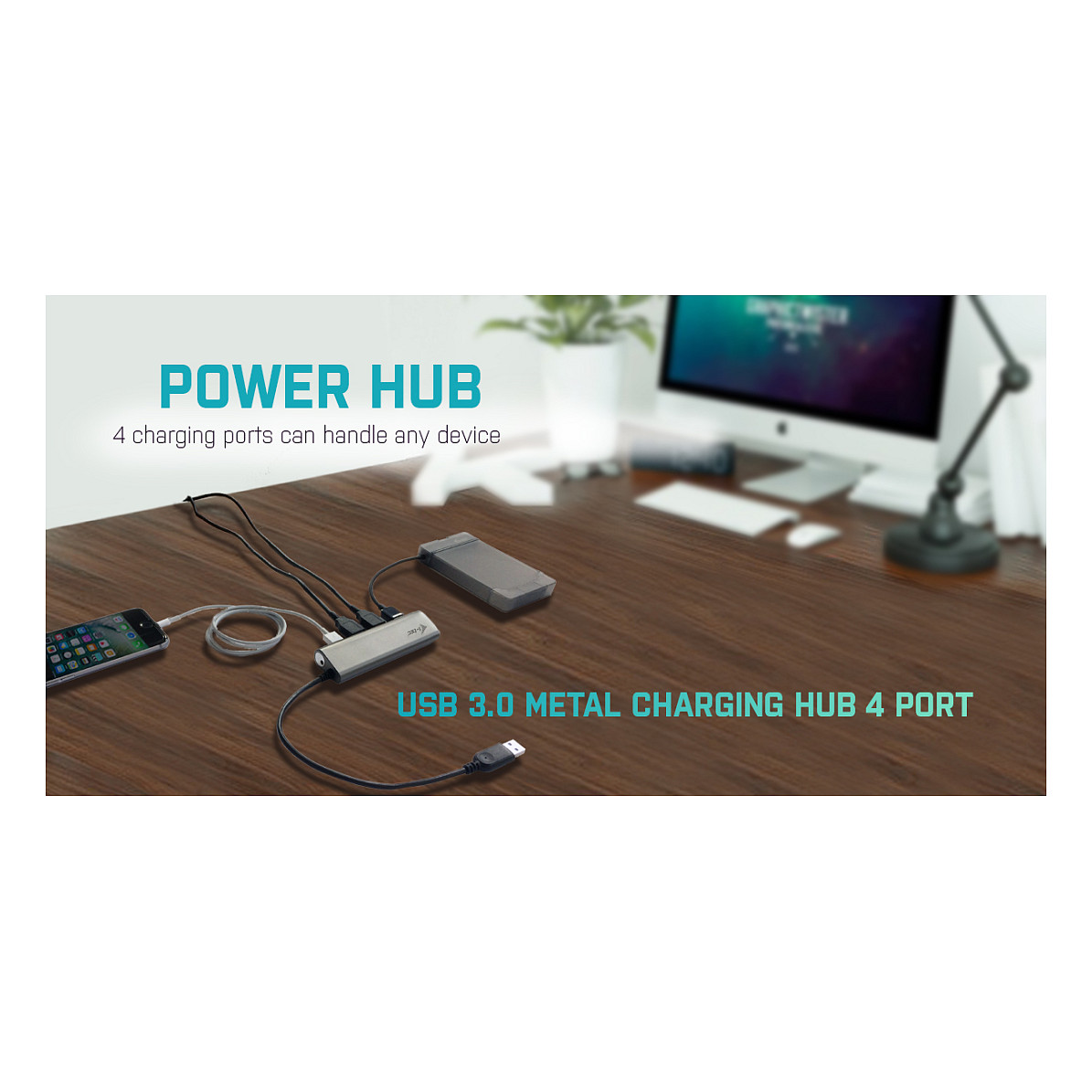 Hub i-tec U3HUB448 / 4x USB-A 3.2 / 5V/2A – Hiri 8