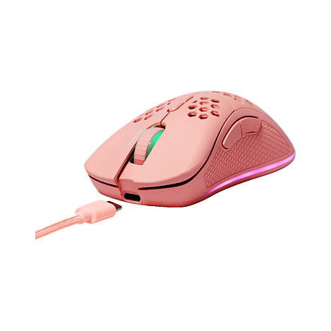 Maus Gaming Deltaco RGB / Wireless– Rozë thumbnail 5