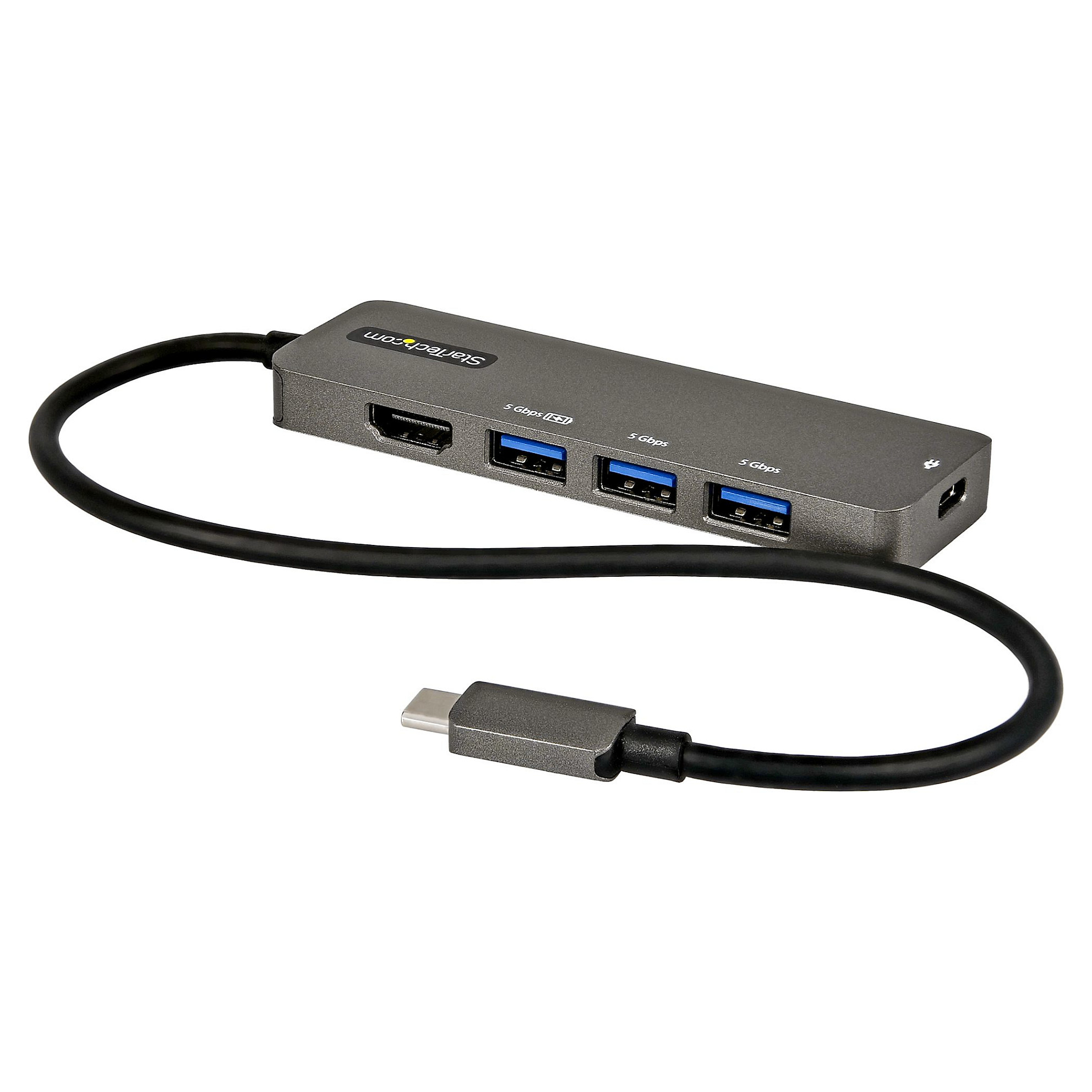 Docking Station StarTech Multiport Adapter / 3xUSB-A / 1xUSB-C / 1xHDMI - Zezë / Gri