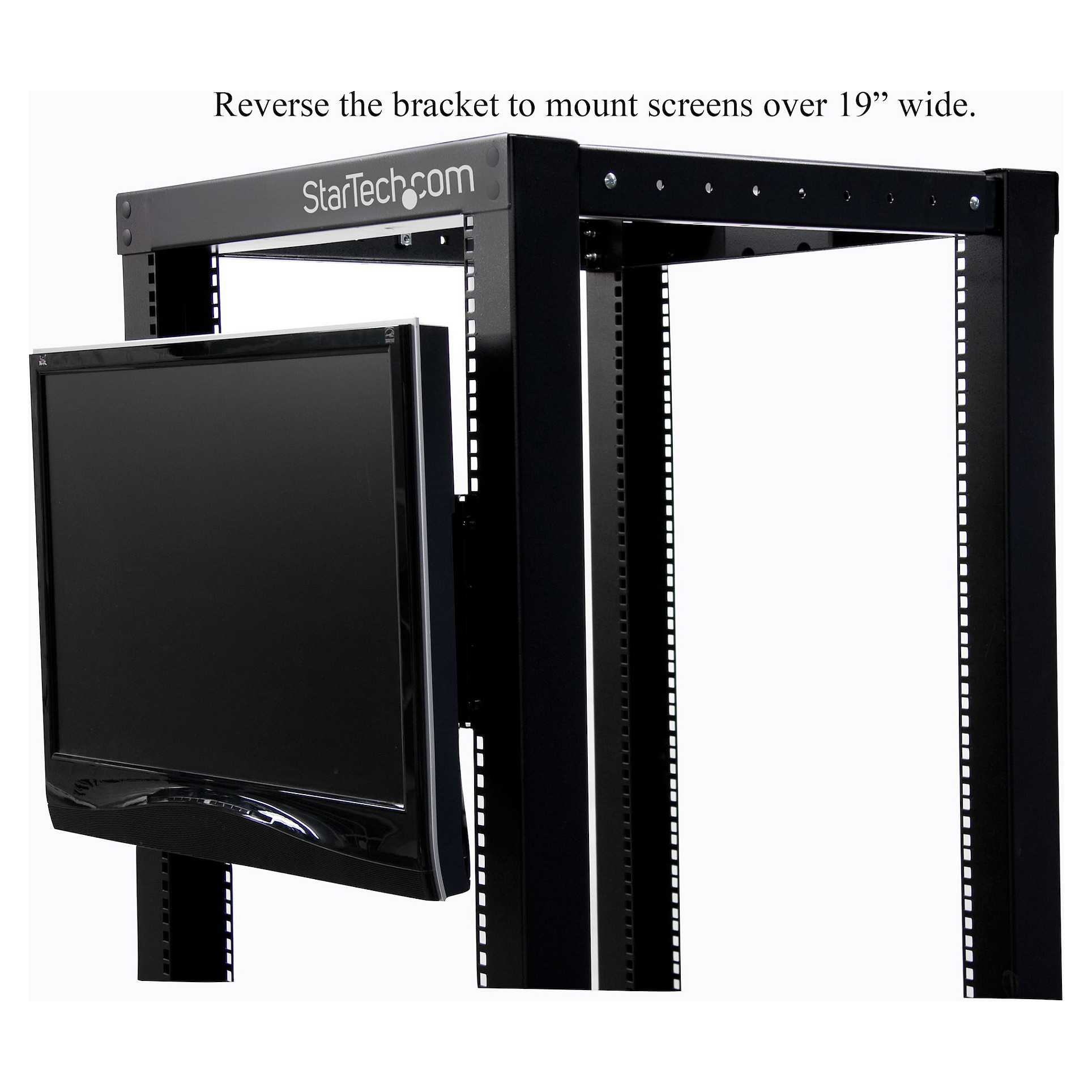 Mbajtëse për Monitor StarTech.com RKLCDBK , Rack 19" , 4U , VESA 75x75 & 100x100 , thellësi e rregullueshme - Zezë 5