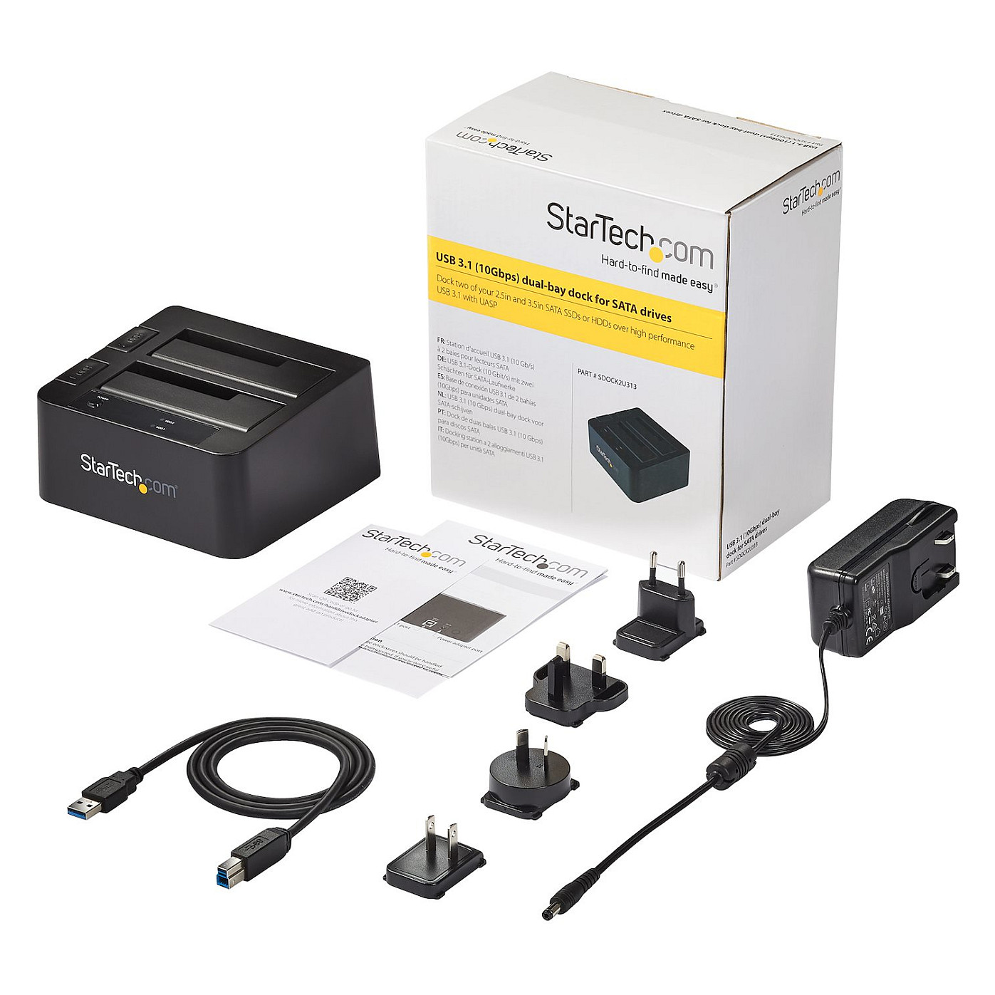 Docking Station StarTech USB 3.1 GEN 2 DUAL-BAY thumbnail 6