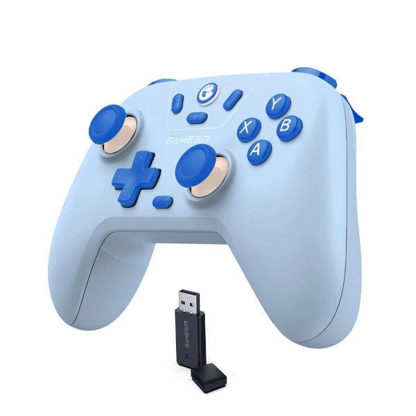 Kontroller për PC / Switch GameSir Nova Lite / Wireless & Wired – Blu thumbnail 3