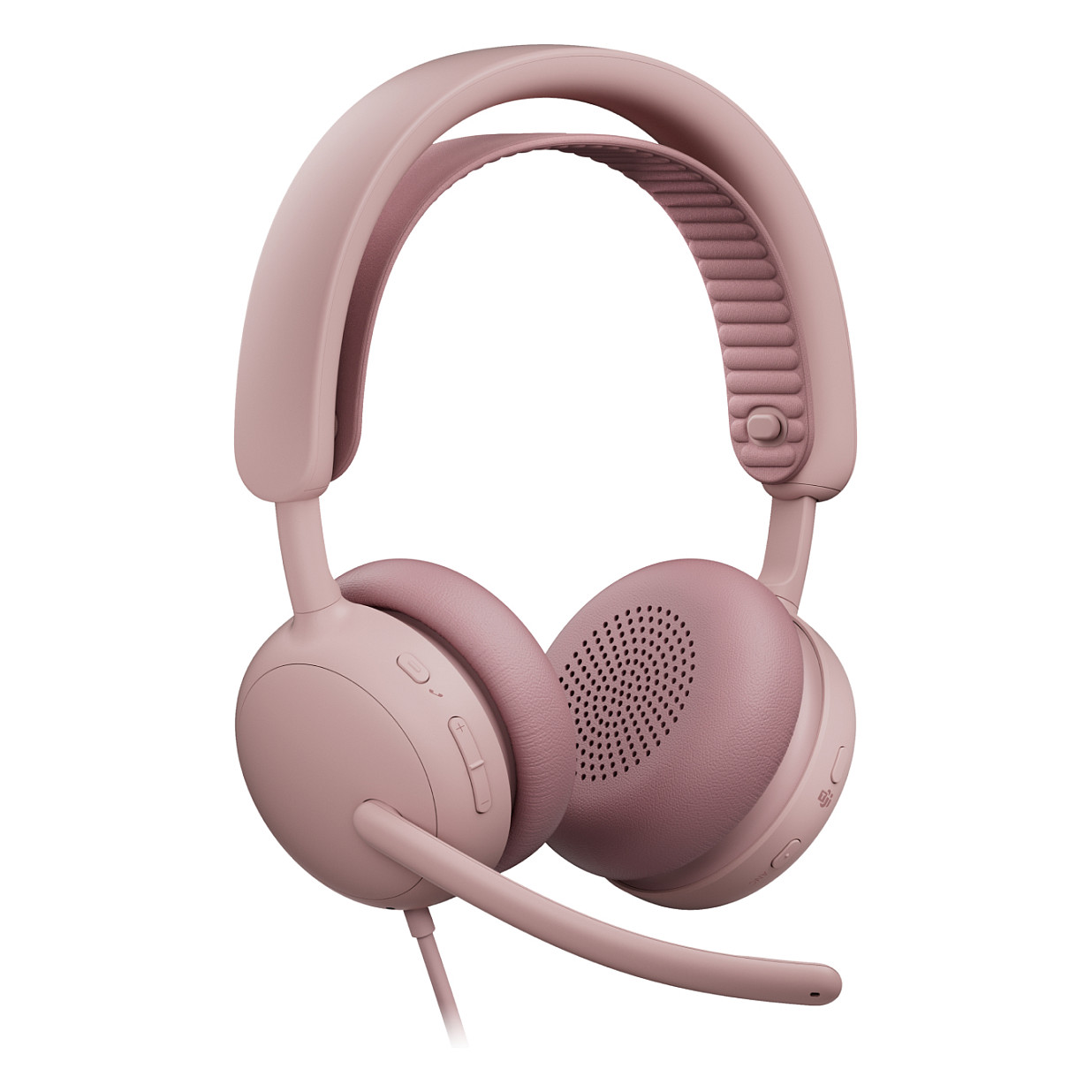 Kufje me kabllo Logitech Zone Wired 2 for Business, 40mm, USB, ANC, Mikrofon, Microsoft Teams - Rozë 2