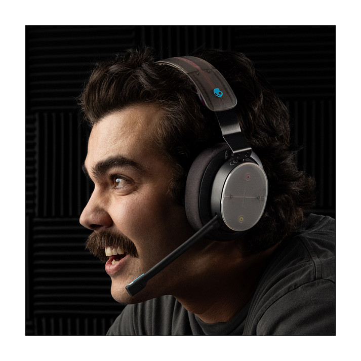 Kufje Gaming Skullcandy PLYR, Bluetooth 5.2, 50mm, Mikrofon - Zezë 3