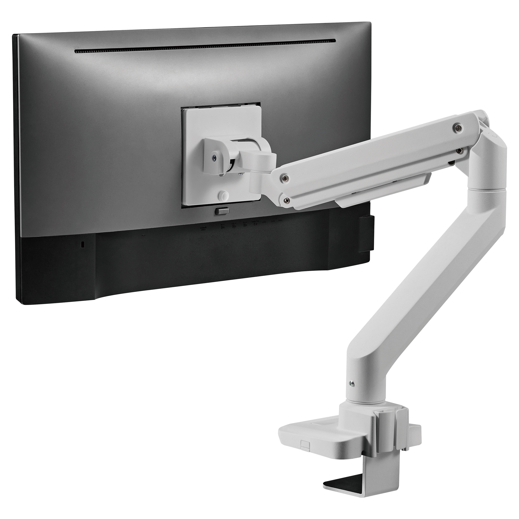 Mbajtëse për Monitor Equip 650181 / 1 Monitor / 17–49" / deri 20kg / VESA 75x75 & 100x100 / Gas Spring / Rotacion 360° - Bardhë 4