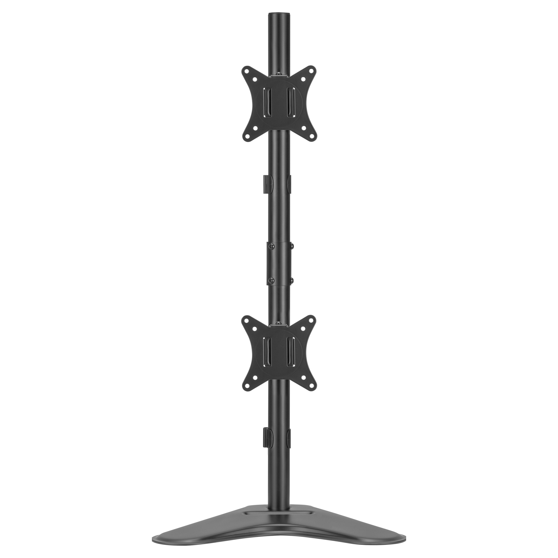 Mbajtëse për Monitor Equip 650128 / 2 Monitorë / 17–32" / deri 9kg për Monitor / VESA 75x75 & 100x100 / Vertikale / Lartësi e Rregullueshme - Zezë 2