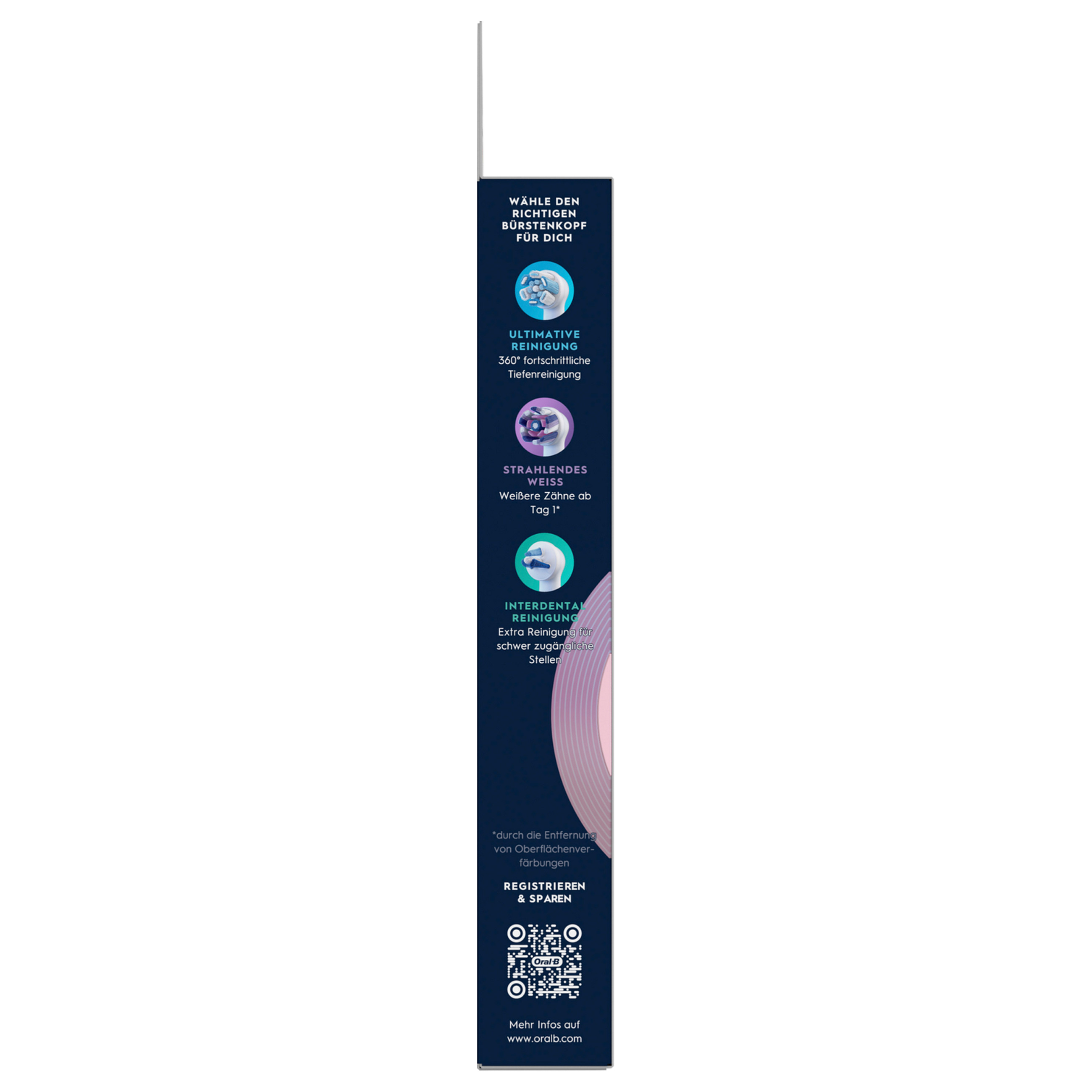 Koka Zëvendësuese për Furçë Dhëmbësh Oral-B iO Sanfte Reinigung / 6 Copë / Fije të Buta / Për Oral-B iO – Bardhë 9