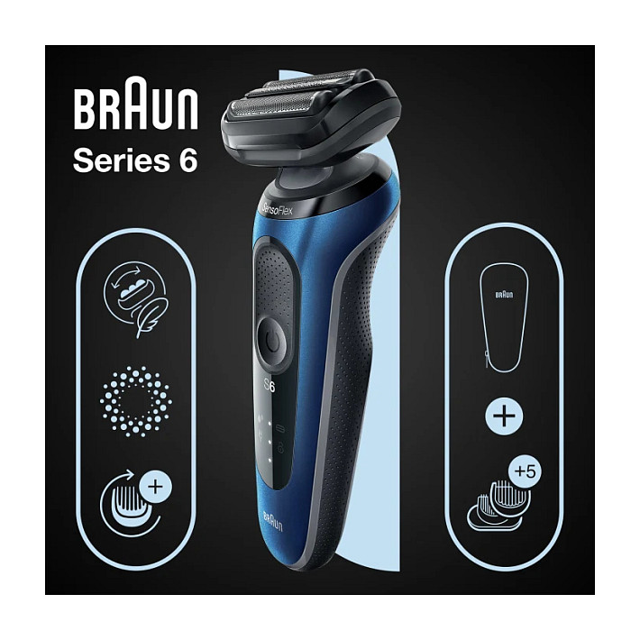 Makinë e rrojës Braun Series 7 All-in-One AIO7540 / 11-në-1 / 14 Nivele / 0.5-21 mm / 120 Min / Wet & Dry – Zezë/Blu 7