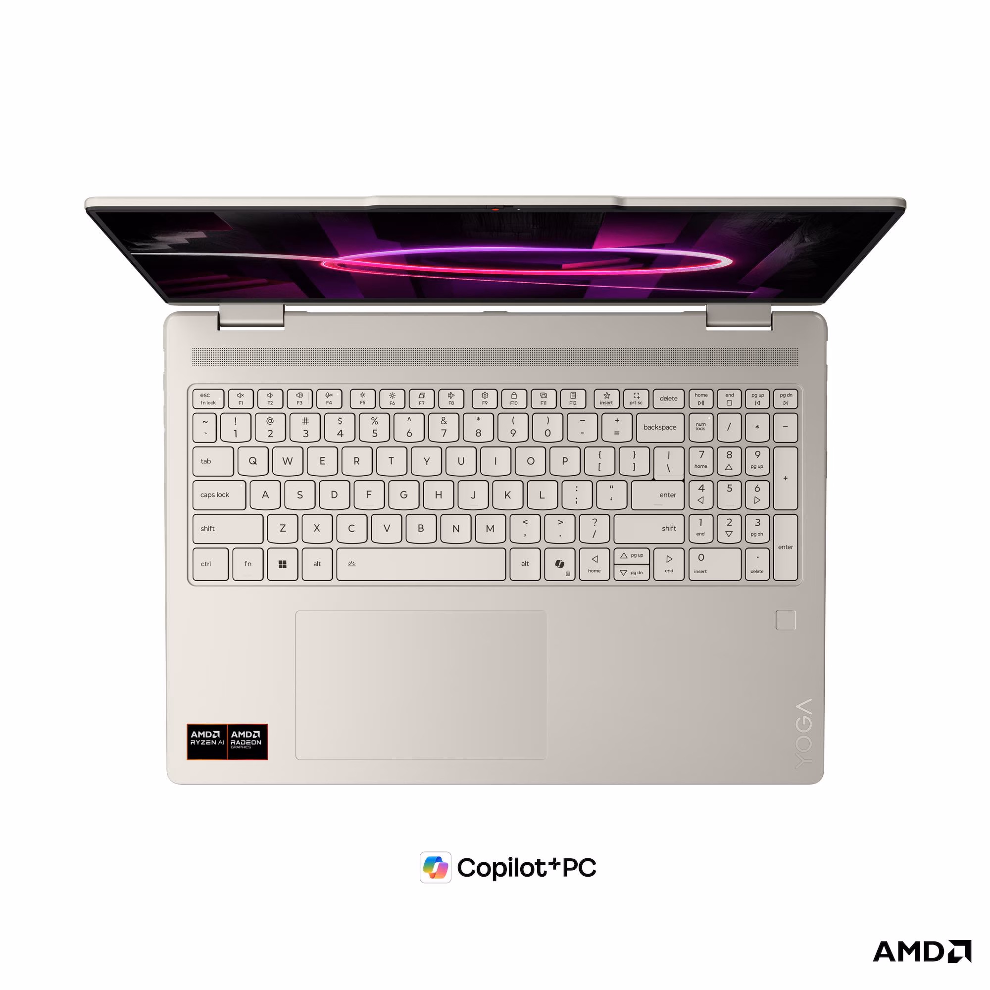 Laptop Lenovo Yoga 7 16AGP11 / 2-in-1 / Ryzen AI 9 465 / 32GB LPDDR5X / 1TB / 16" WUXGA OLED Touch 60Hz / Radeon 880M - Bardhë 5