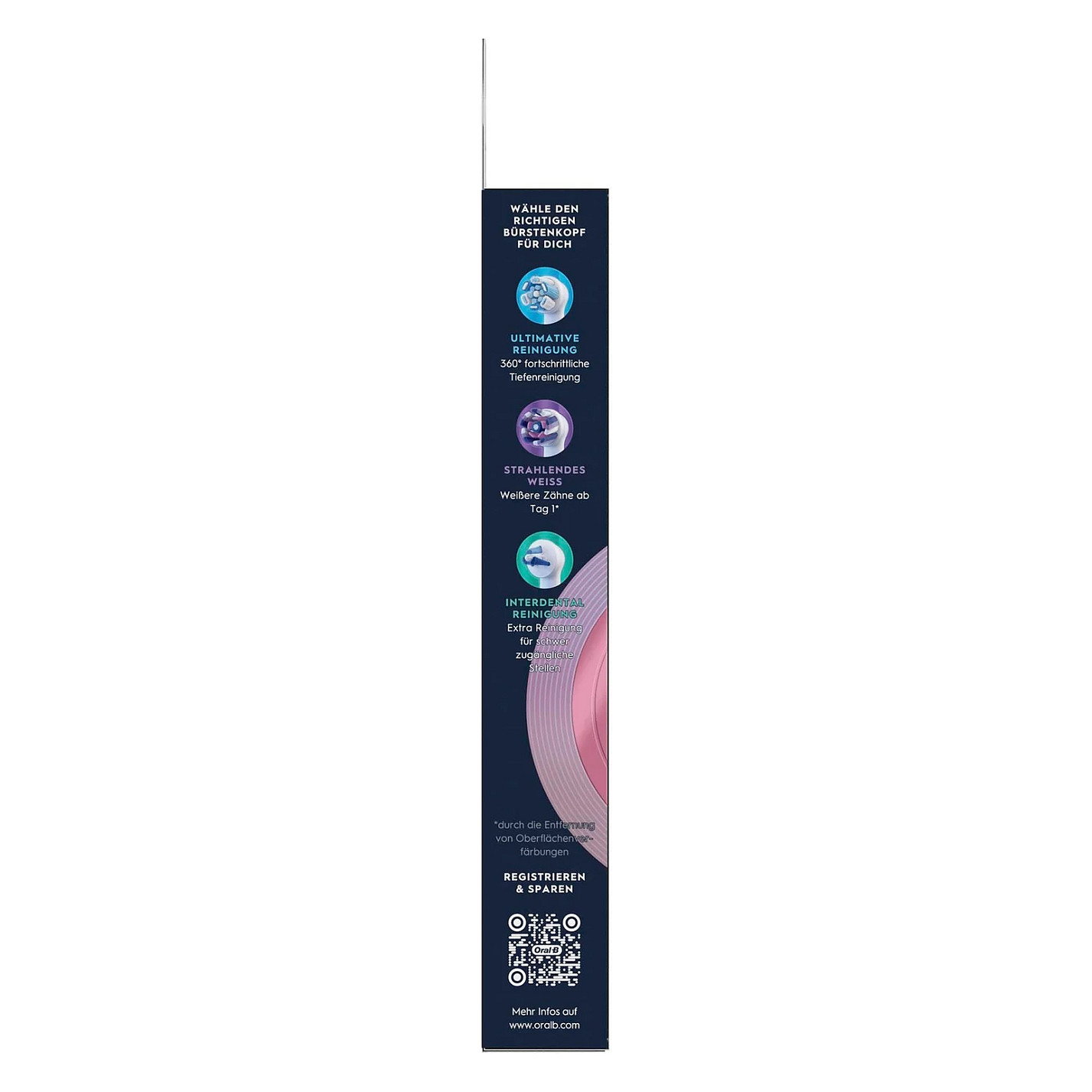 Kokë Zëvendësuese për Furçë Dhëmbësh Oral-B iO Gentle Care / Extra Soft / 4000 Fije / Për Oral-B iO – Bardhë 4