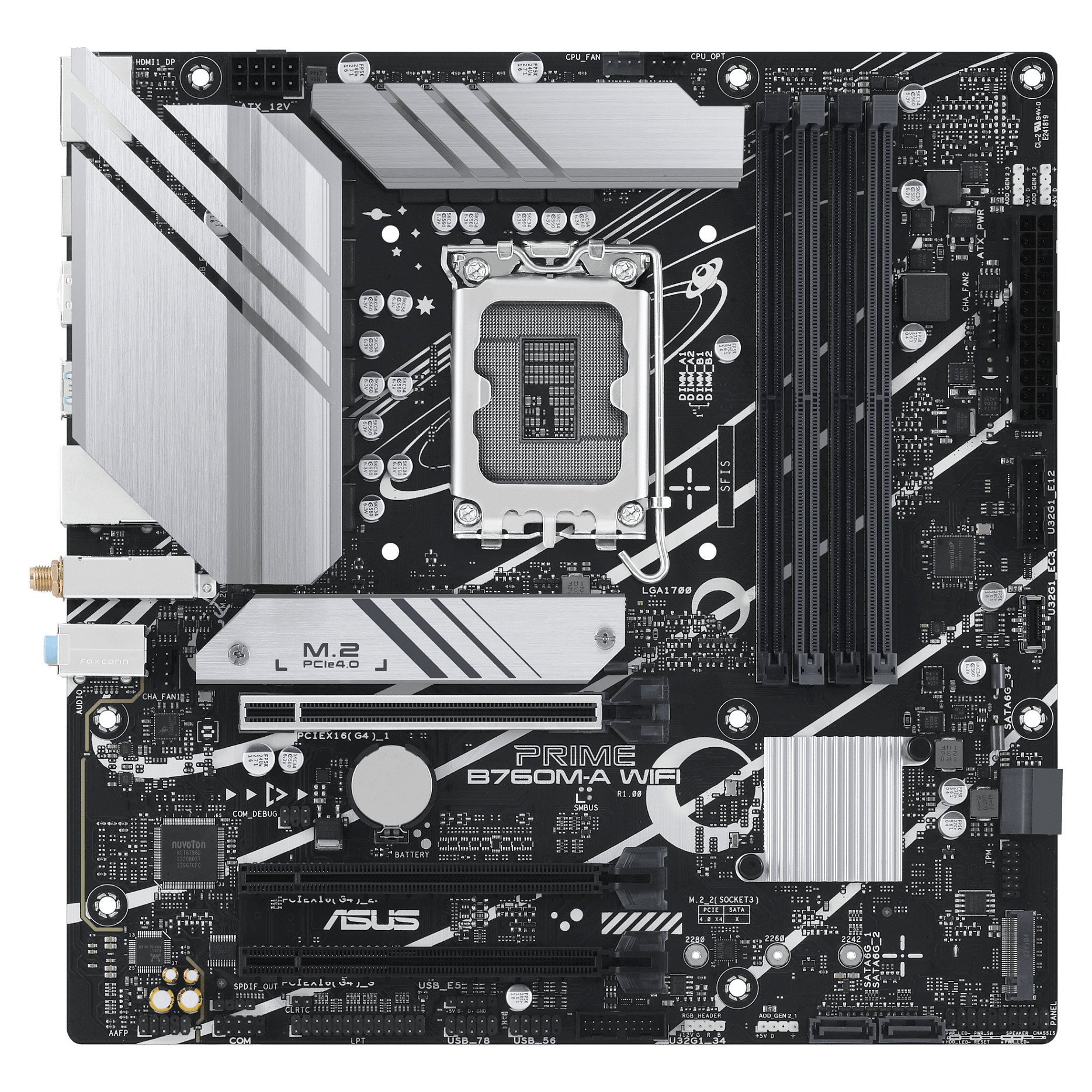 Pllakë Amë ASUS PRIME B760M-A thumbnail 2