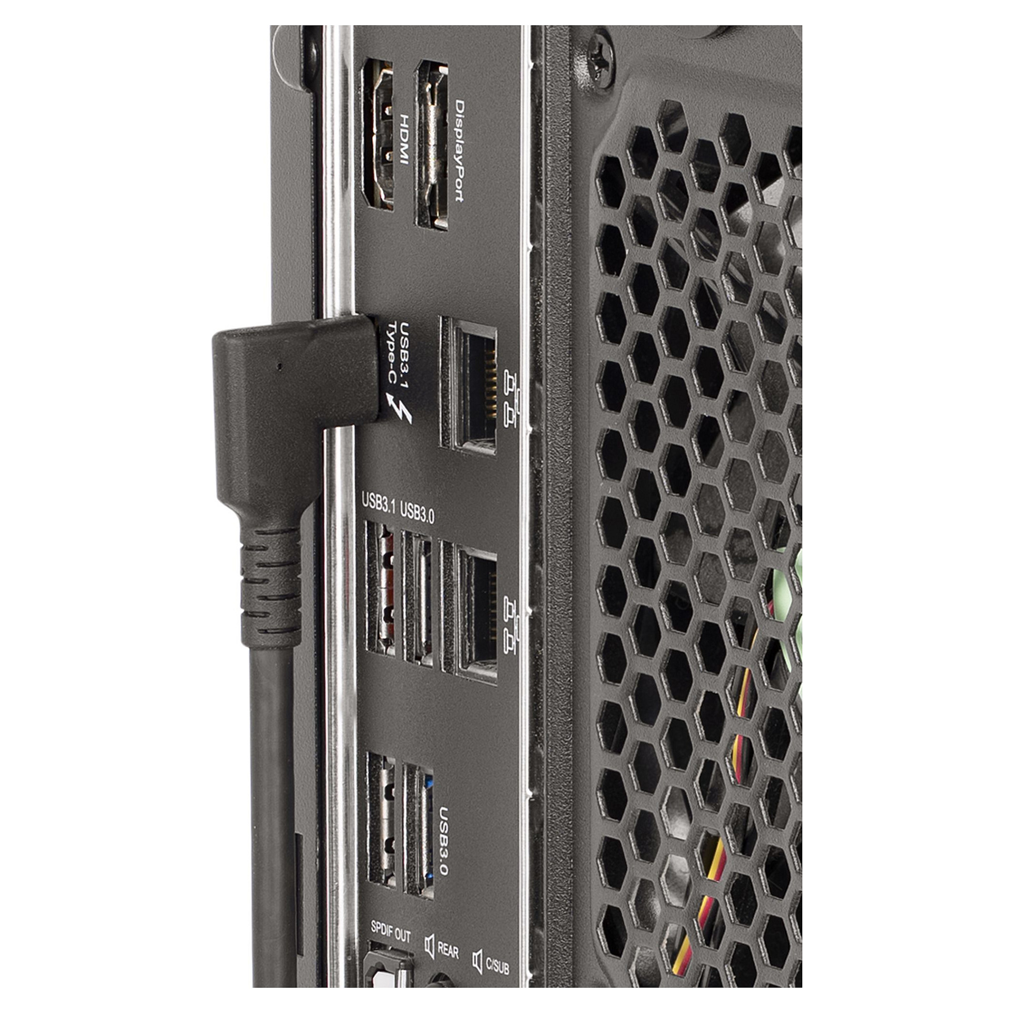 Kabllo USB StarTech.com RUSB31CC1MBR, USB-C në USB-C, USB 3.2 Gen 2, 10 Gbps, Power Delivery 100W, DisplayPort 1.2 4K 60Hz, 1 m – Zezë 10