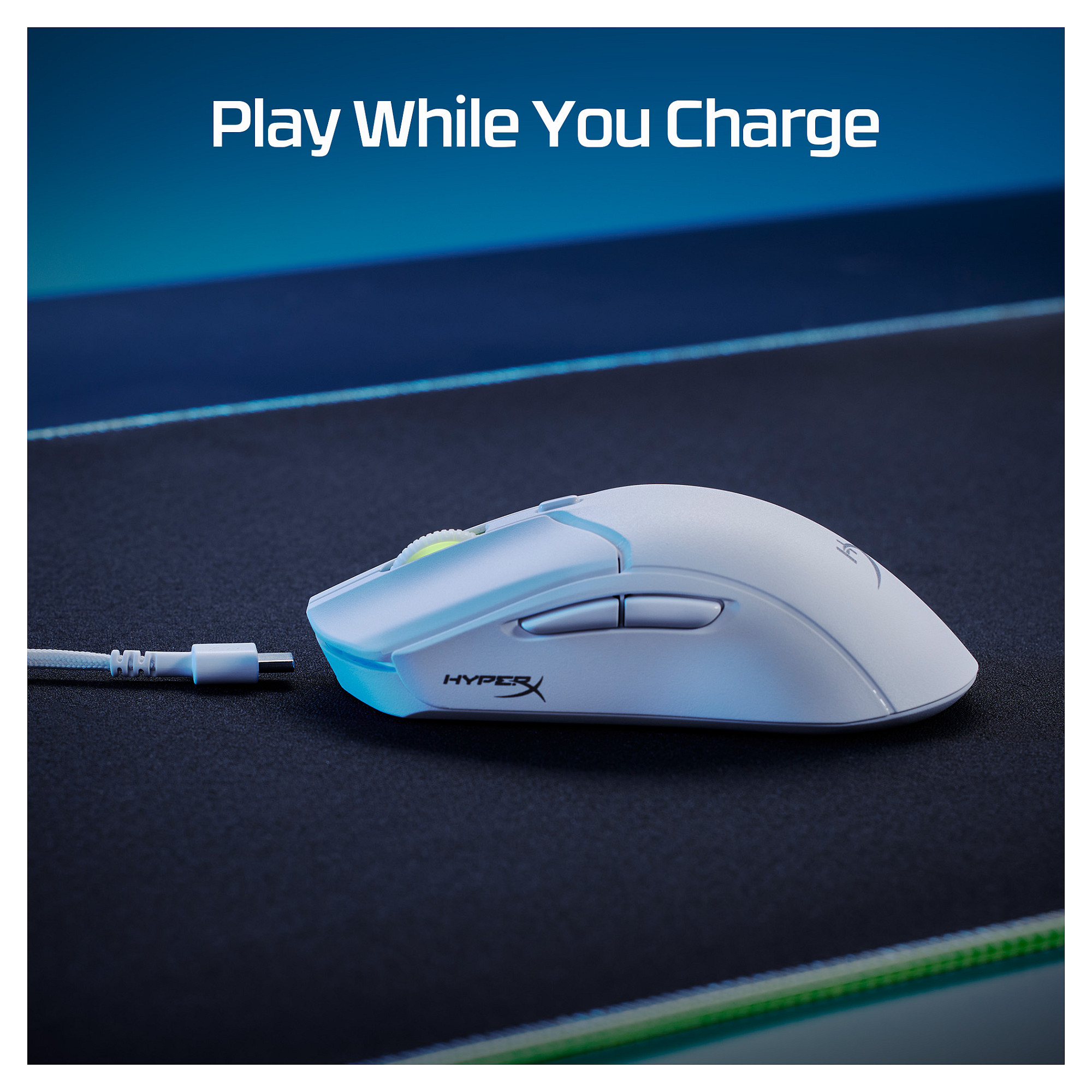 Maus Gaming HyperX Pulsefire Haste 2 / Wireless / HyperX 26K / 26.000 DPI / 1000Hz / RGB - Bardhë 7