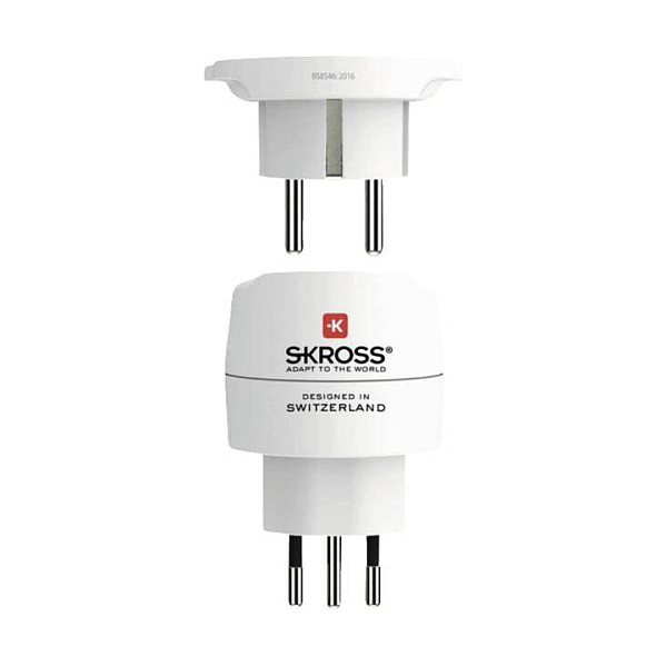 Adapter SKROSS Europe to USA USB, 1x USB-A, 100V-250V, 15A, 3750W - Bardhë 10