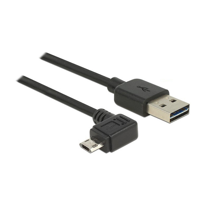 Kabllo USB DeLOCK 83854, USB-A në Micro-B, 3 m, USB 2.0 – Zezë