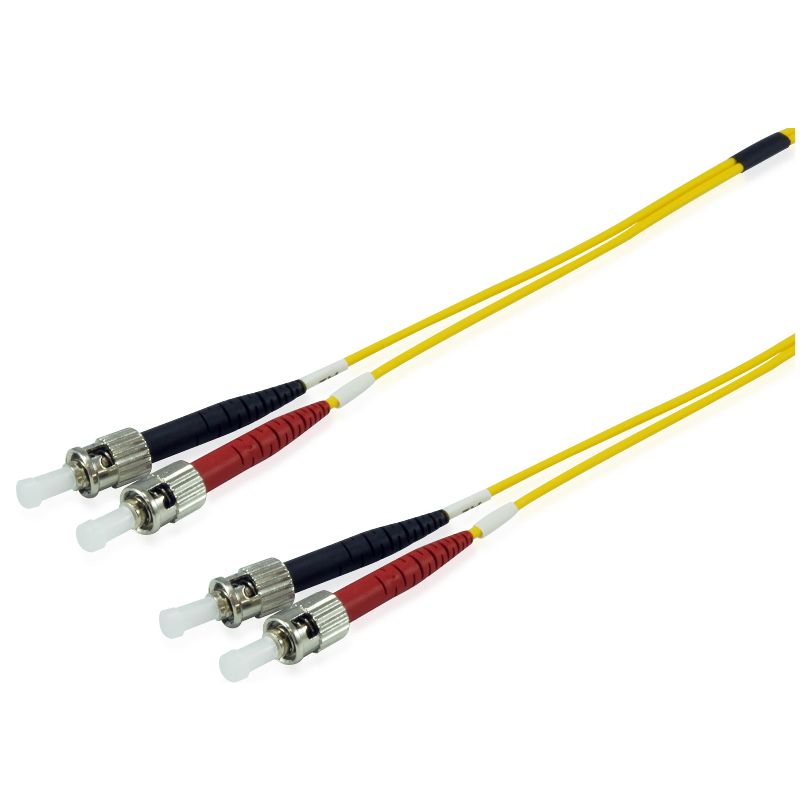 Kabllo për Rrjet Equip LWL Patch Cable ST–ST / 5.00m / Singlemode Duplex OS2 – Polybag