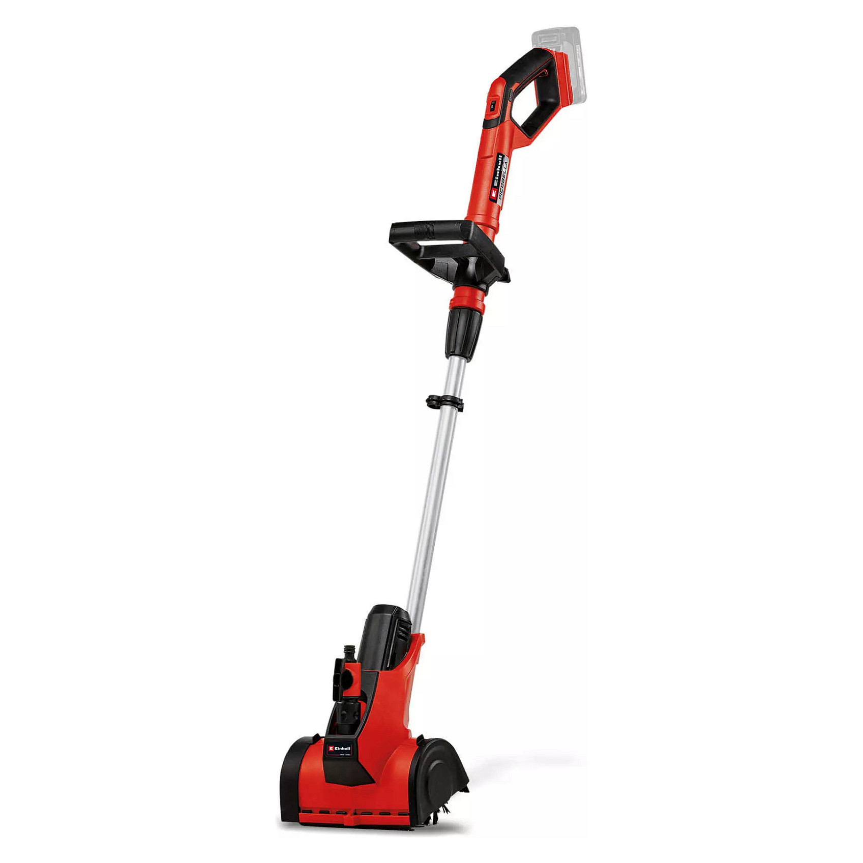 Furçë Pastruese me Bateri Einhell PICOBELLA 18/215, 18V, Gjerësi Pune 21.5cm, Diametër Furçe 11.5cm, 800–1400rpm - Kuqe/Zezë
