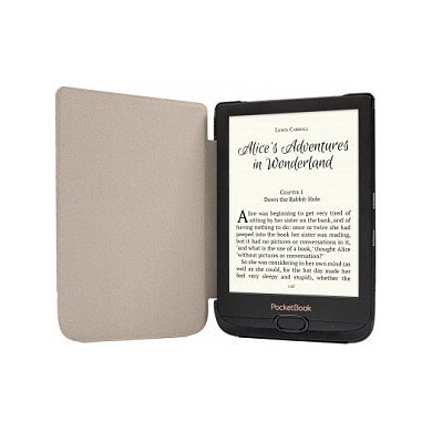 Case për E-book PocketBook WPUC-627-S-LB, 6", Folio, për Basic Lux 2, Touch Lux 4 - Kafe 7