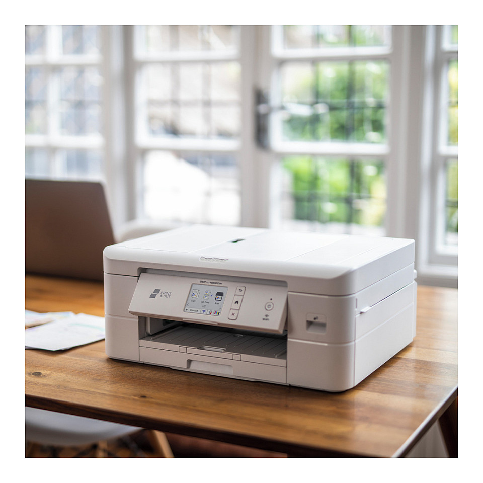 Printer Multifunksional Brother DCP‑J1800DW / 3‑in‑1 / 17ppm / Wi-Fi - Bardhë thumbnail 5