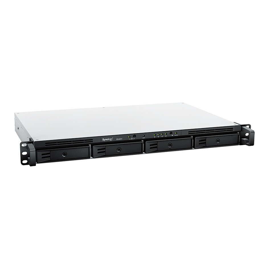 Synology RackStation RS422+, NAS, AMD Ryzen R1600, 2GB DDR4 ECC, 4 Bay SATA, 2 × 1GbE, 1U Rackmount - Zezë 6